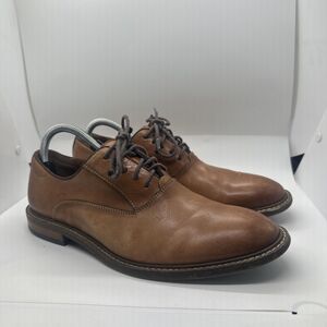 Vince Camuto LAWSEN Brown Leather Lace Up Round Toe Oxfords Men’s Size 8 M